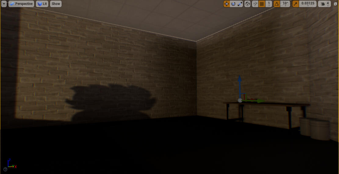 Early Graybox locker room